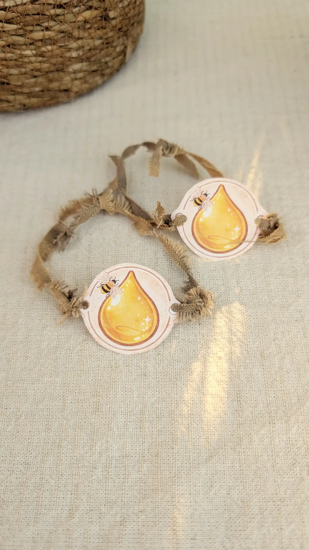 „Honigtropfen-Armband“ zum Ausdrucken
